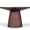 Image 3 for Tafel Tommy 130 cm Rond Mango hout Bruin