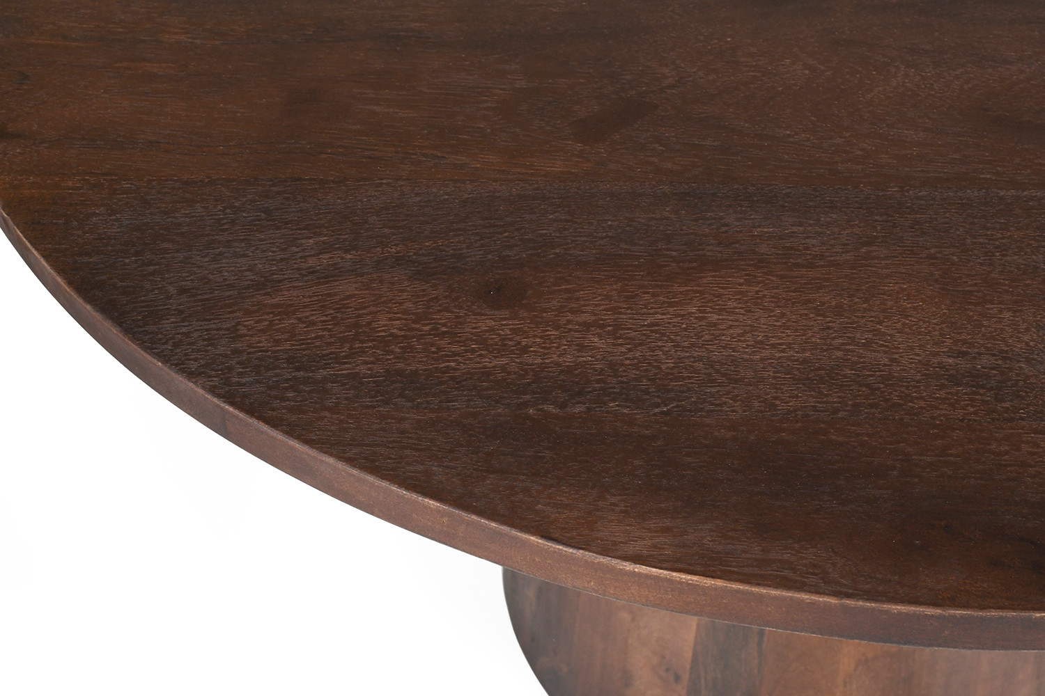 Image 6 for Tafel Tommy 130 cm Rond Mango hout Bruin
