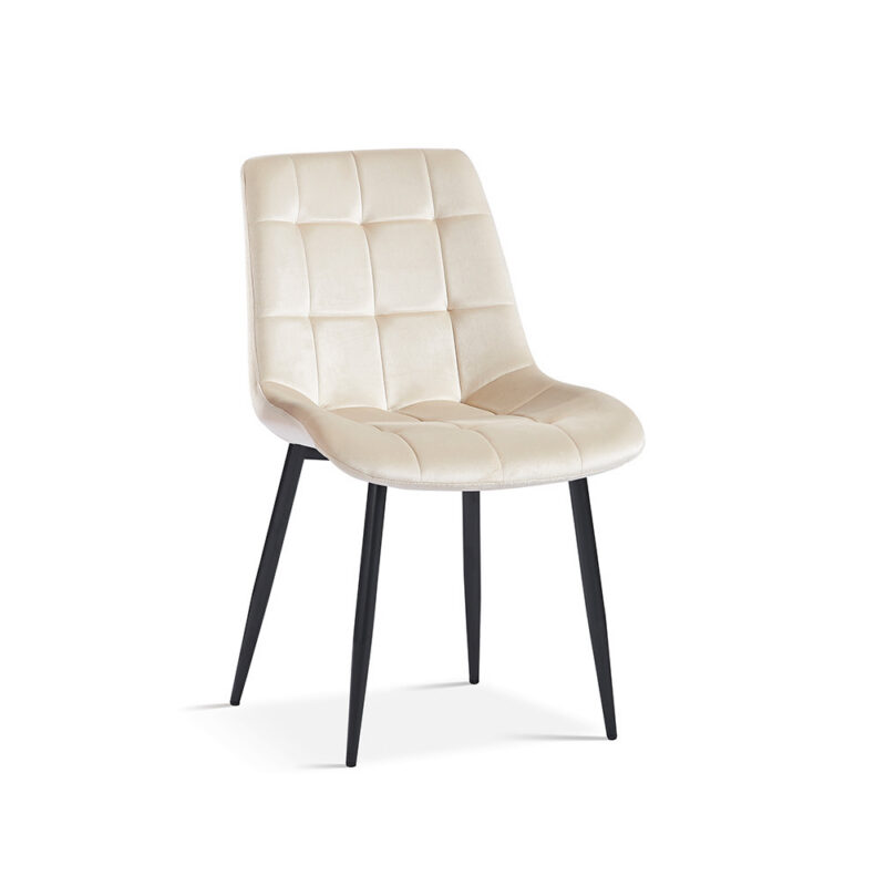 Image 2 for Stoel Juta Fluweel Beige