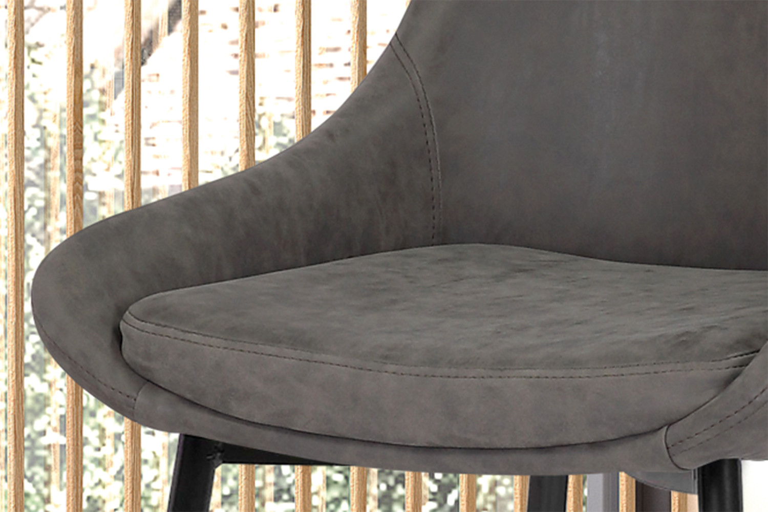 Image 4 for SALE - Stoel Mirano PU Lichtgrijs