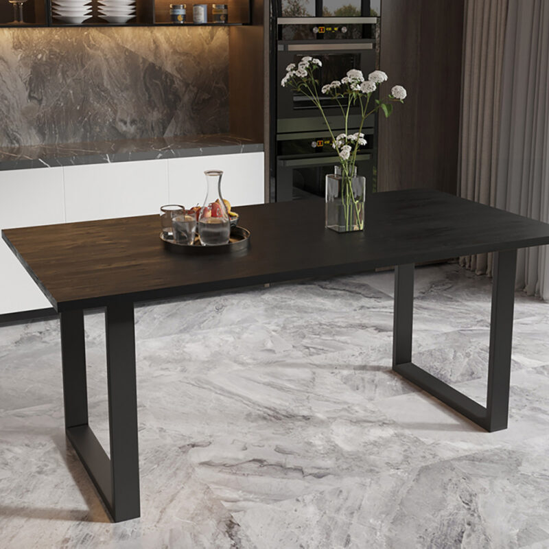 Image 2 for SALE - Tafel Nicola 180 cm Rechthoekig Mango hout zwart