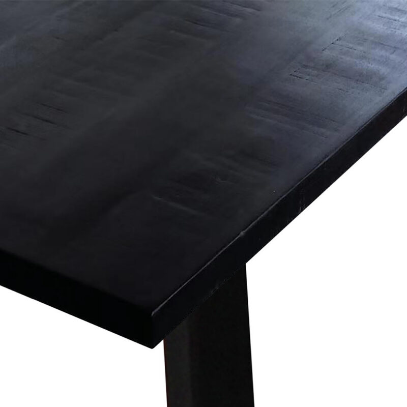 Image 4 for SALE - Countertafel Nicola 180 cm Mango hout zwart - H 93cm