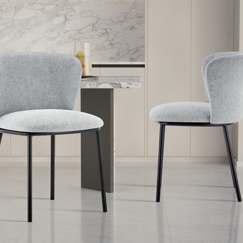 Image 1 for Stoel Arthur Stof Ote Belfast 41 Lichtgrijs