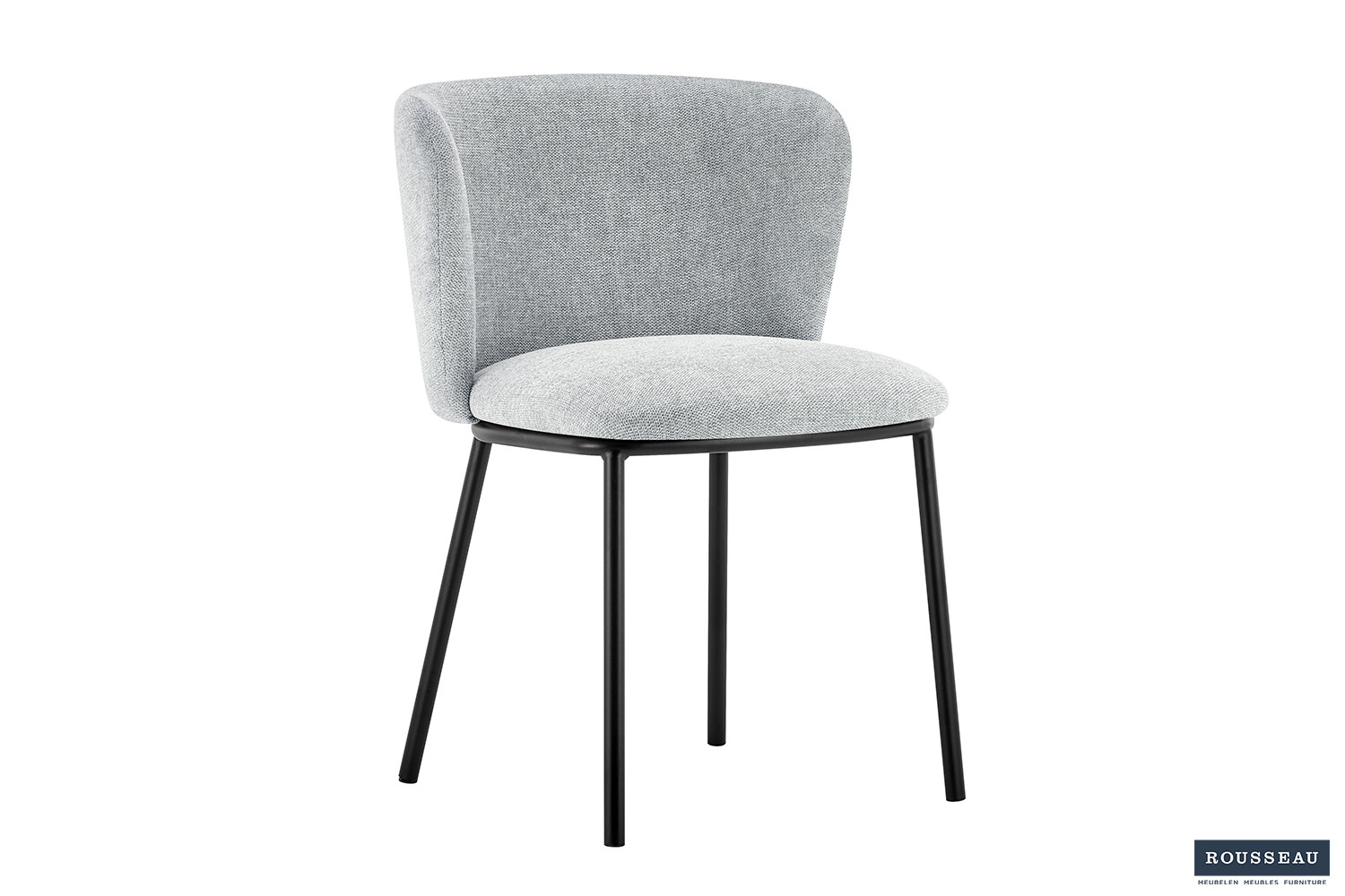 Image 4 for Stoel Arthur Stof Ote Belfast 41 Lichtgrijs