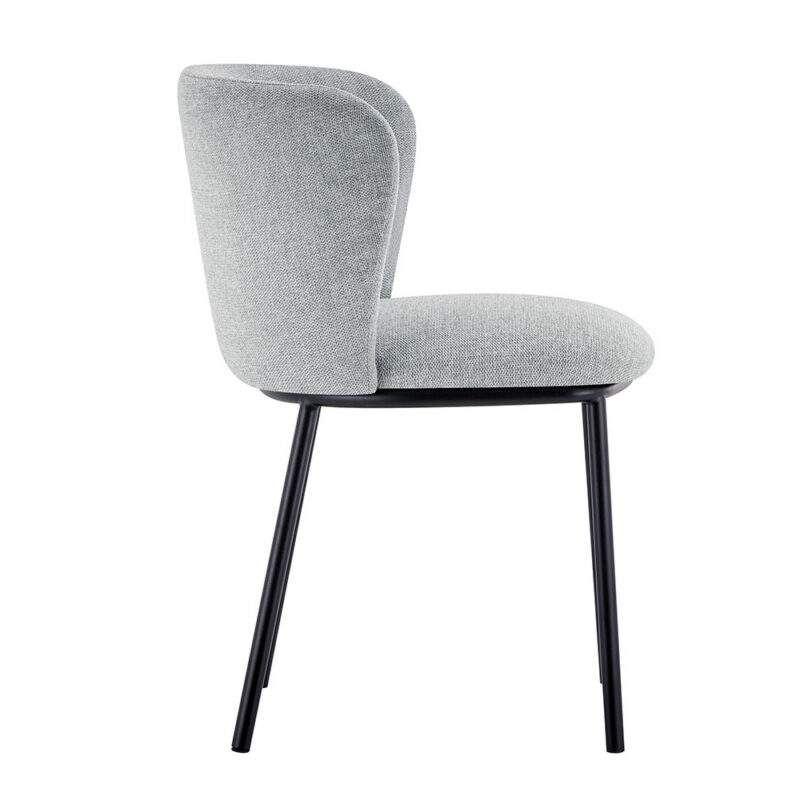 Image 5 for Stoel Arthur Stof Ote Belfast 41 Lichtgrijs