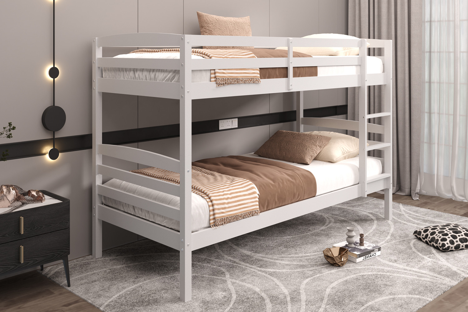 Image 1 for Stapelbed Roy 90x200 Splitsbaar Wit