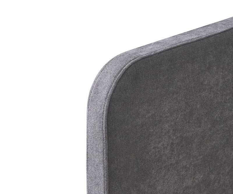 Image 6 for Bed Parma 90x200 met lattenbodem Stof Grijs