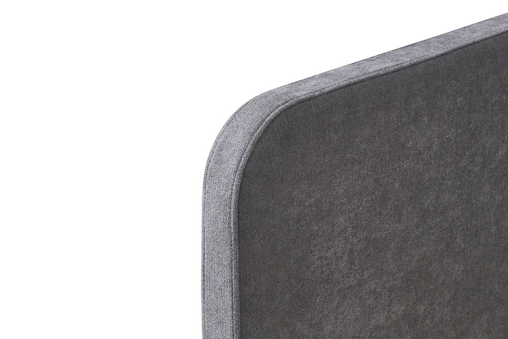 Image 6 for Bed Parma 90x200 met lattenbodem Stof Grijs