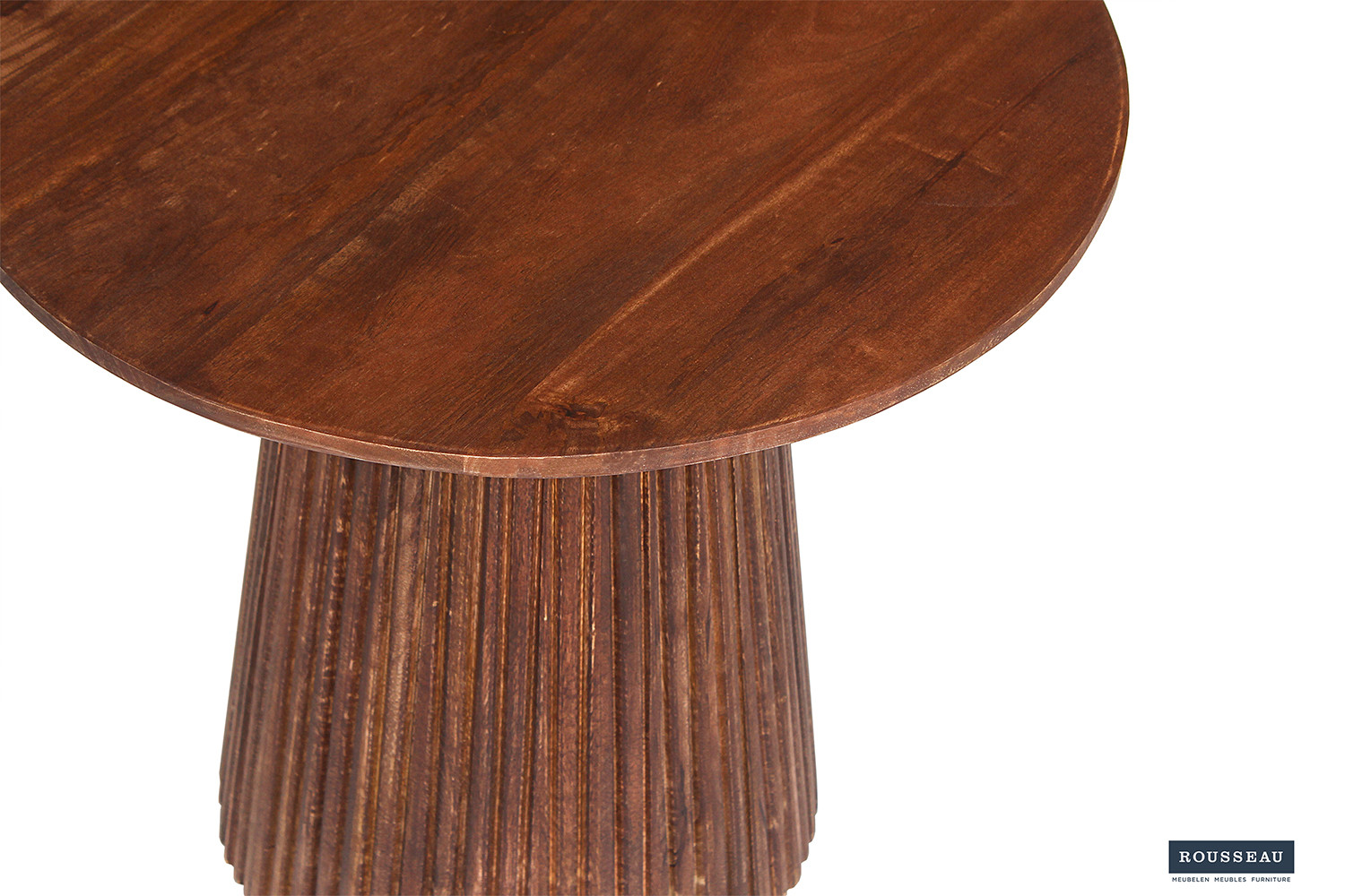 Image 5 for Salontafel Miguel 50 cm Rond Mango hout Lichtbruin
