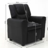 Image 7 for Mini-Relax Renée manueel verstelbaar PU Zwart