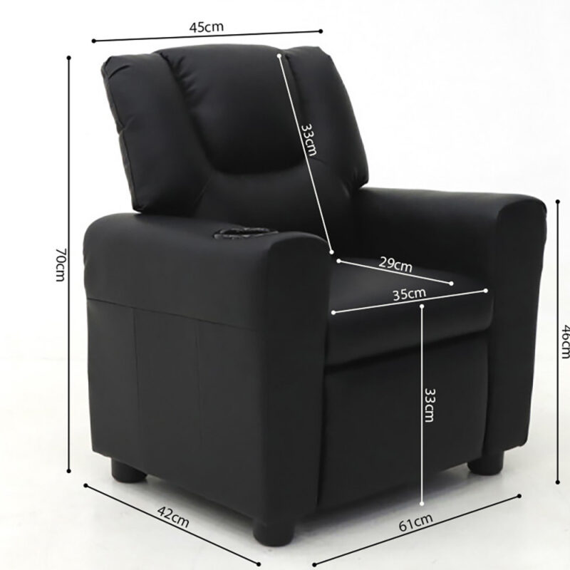 Image 7 for Mini-Relax Renée manueel verstelbaar PU Zwart