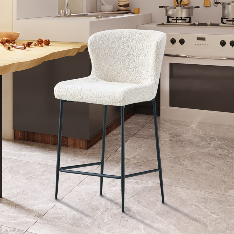 Image 2 for Counterstoel Lisa Bouclé Ecru