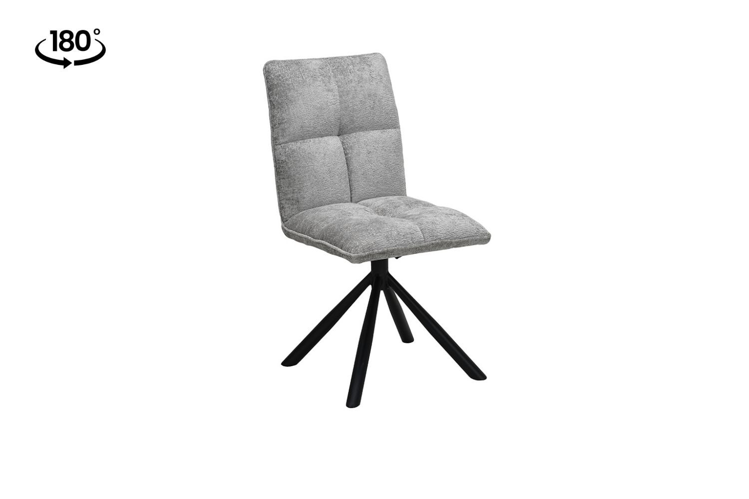 Image 5 for Stoel Jack Draaibaar tot 0 Stof Lichtgrijs