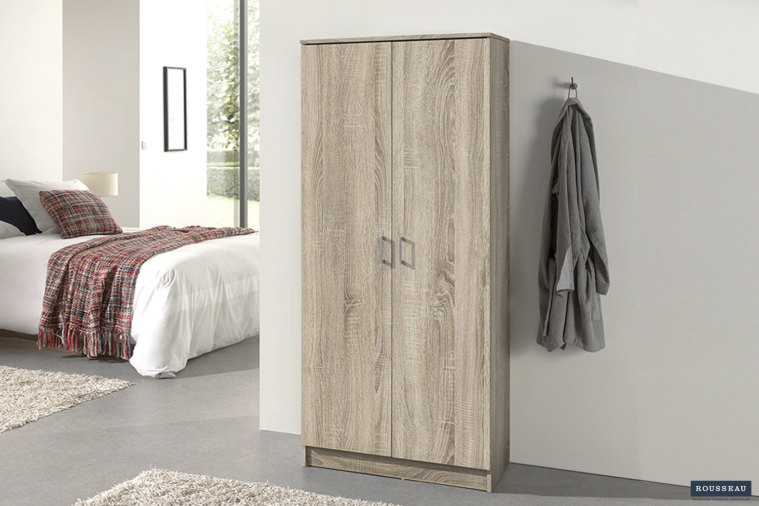 Image 1 for Opbergkast Ray 2 deuren en 4 legplanken Sonoma