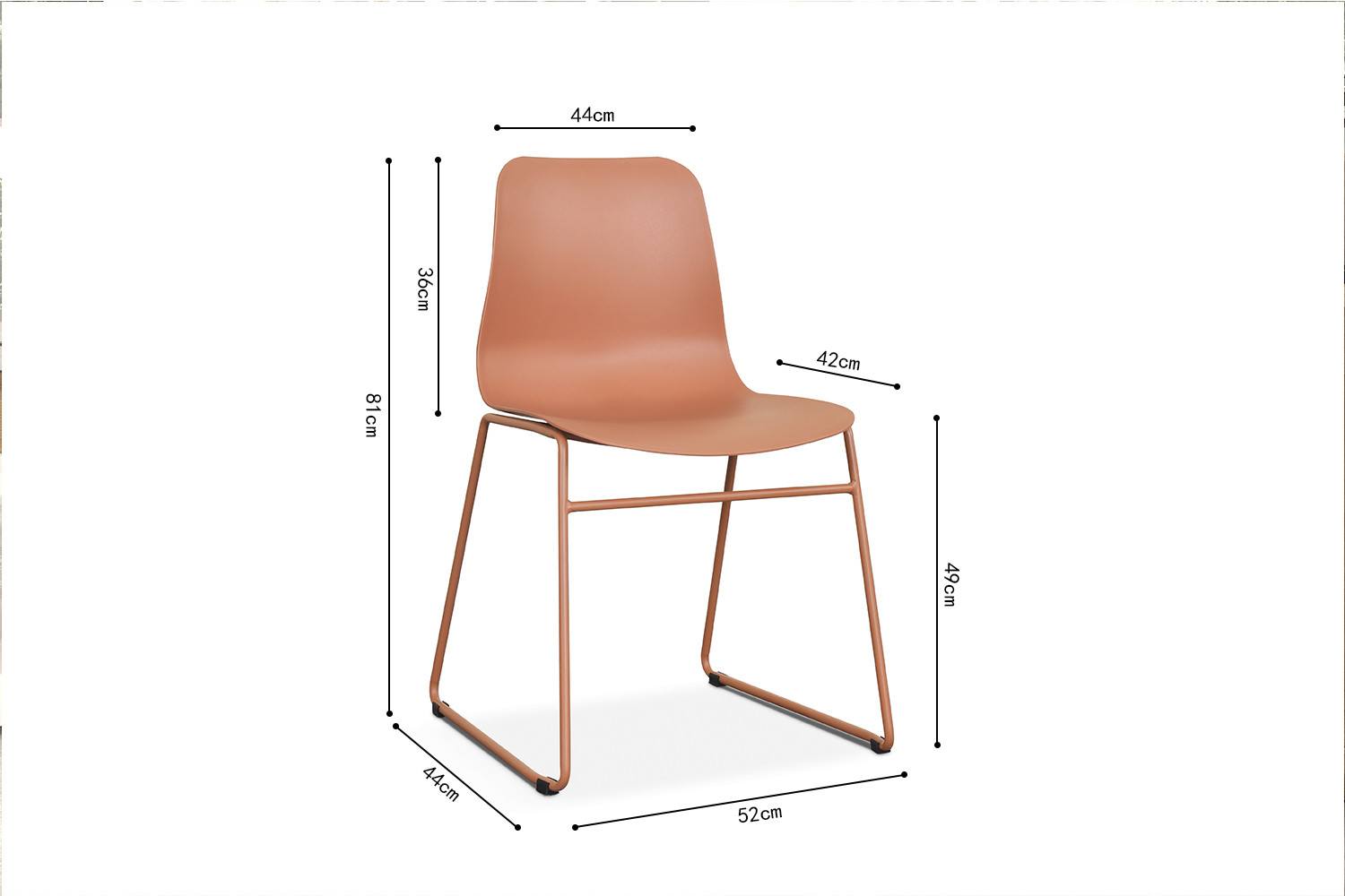 Image 6 for Stoel Marie PP Terracotta