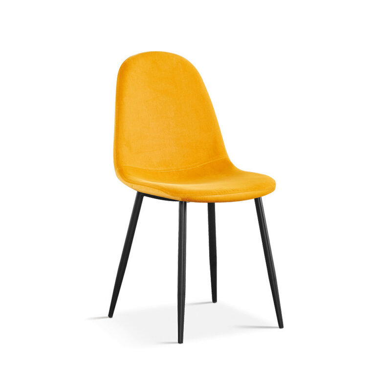 Image 3 for Stoel Boy Fluweel Geel