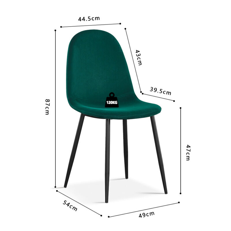 Image 6 for SALE - Stoel Boy Fluweel Groen
