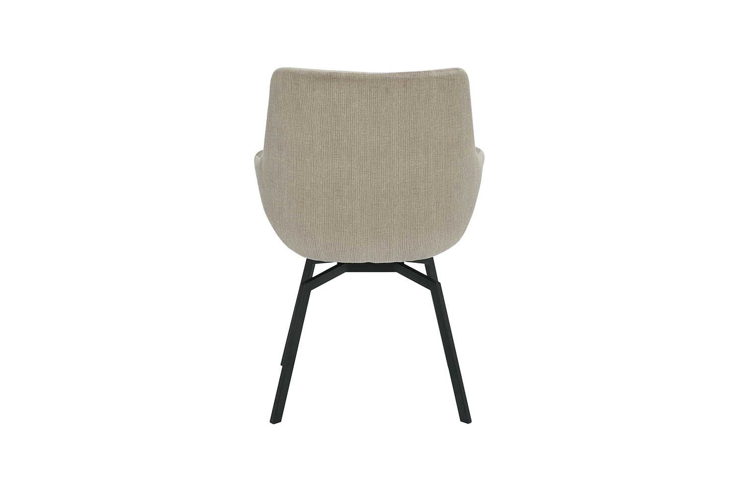 Image 6 for Stoel Modest Draaibaar Ribfluweel Beige