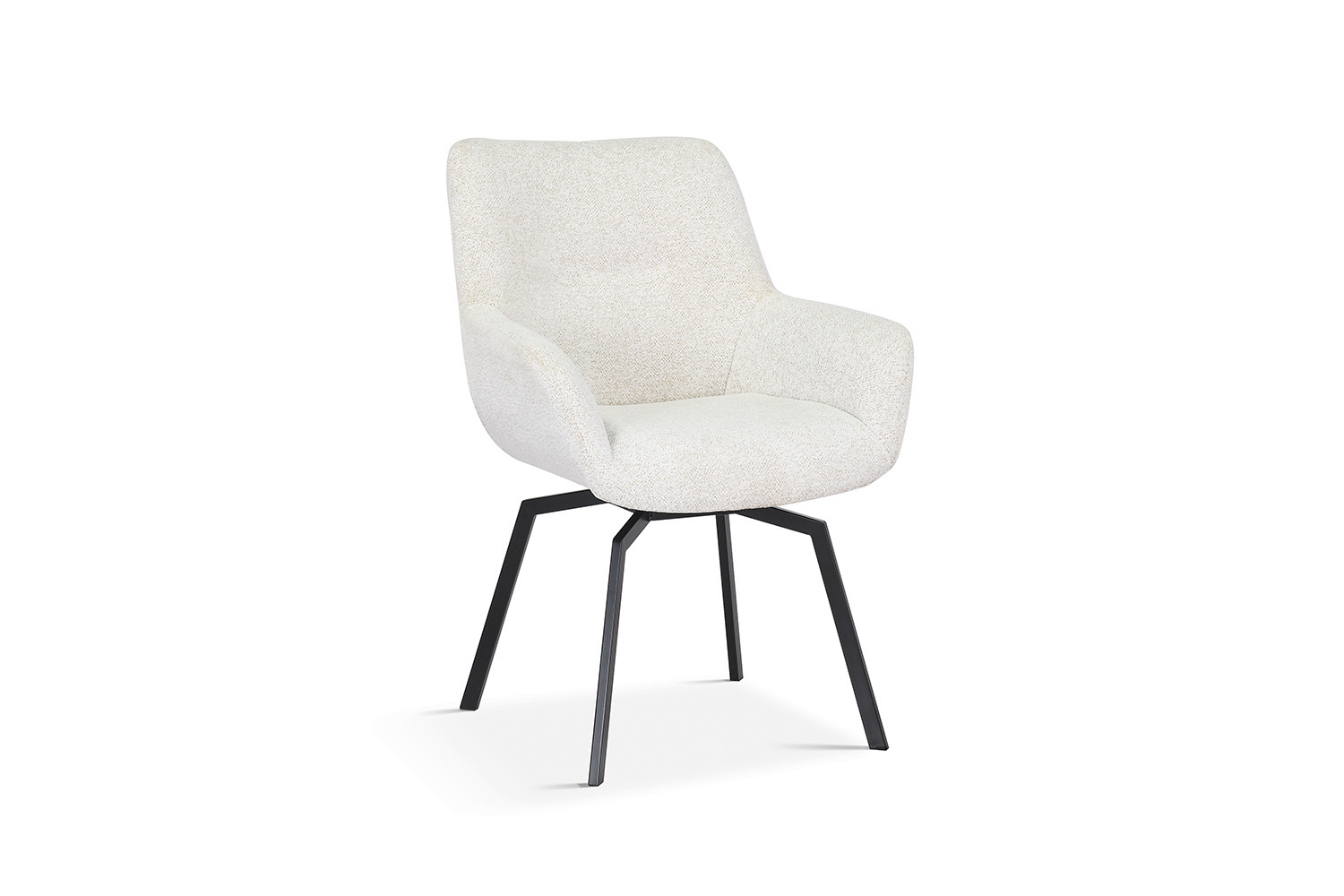 Image 6 for Stoel Modest Draaibaar Stof Fabb Raven 22 Ecru