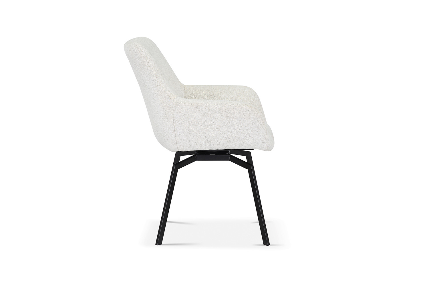 Image 8 for Stoel Modest Draaibaar Stof Fabb Raven 22 Ecru