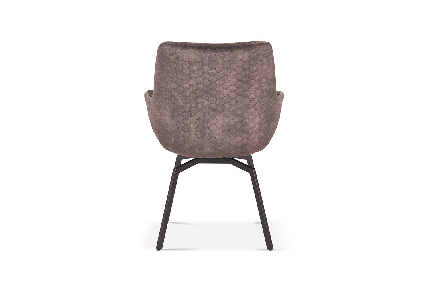 Image 5 for SALE - Stoel Modest Draaibaar Fluweel Taupe