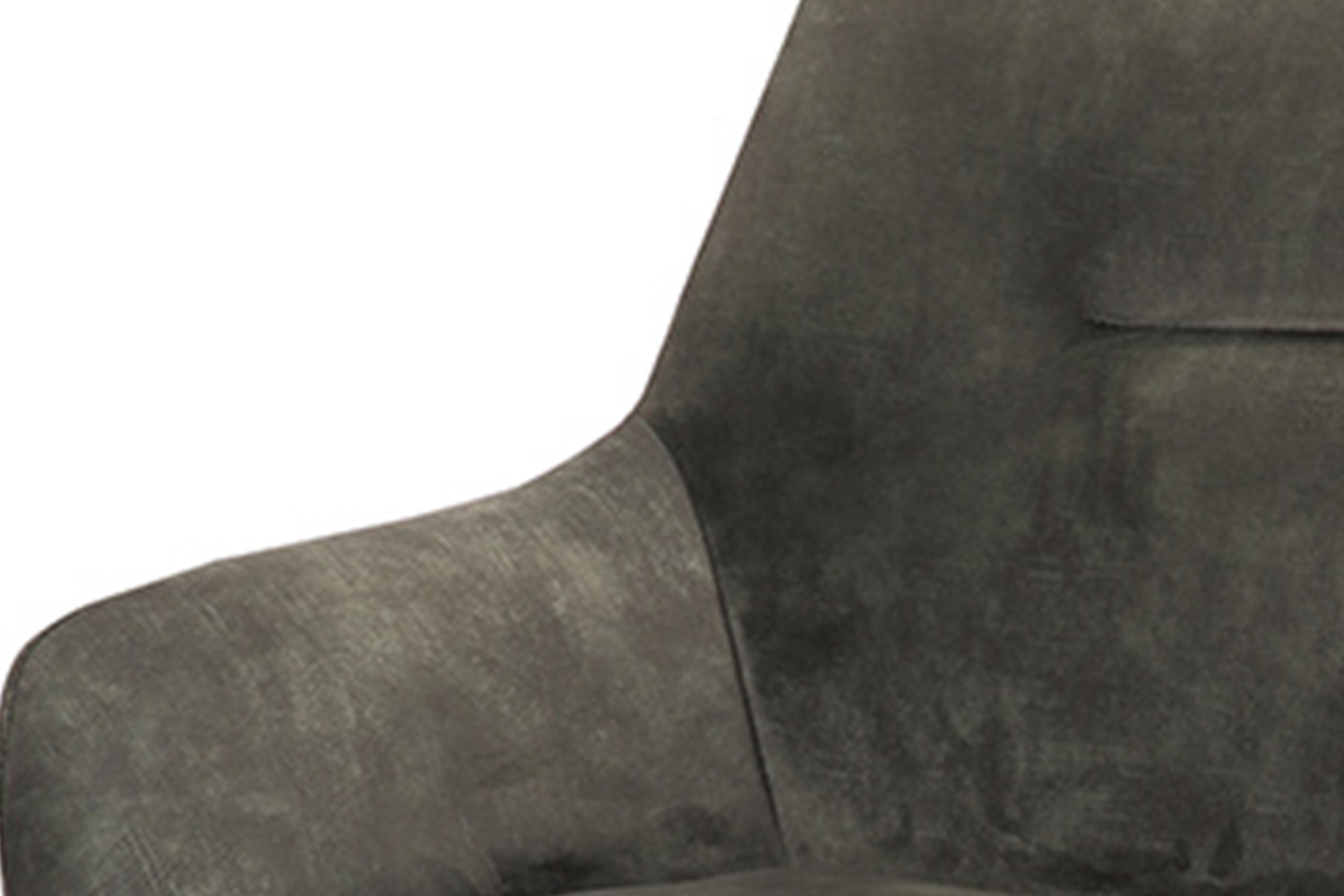 Image 6 for SALE - Stoel Modest Draaibaar Fluweel Groen