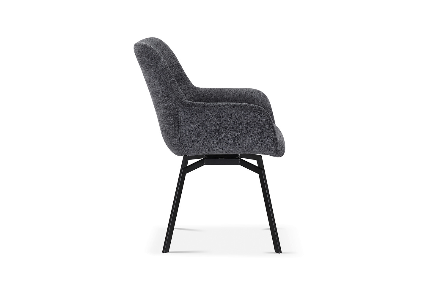 Image 8 for SALE - Stoel Modest Draaibaar Stof Fabb Raven 18 Donkergrijs