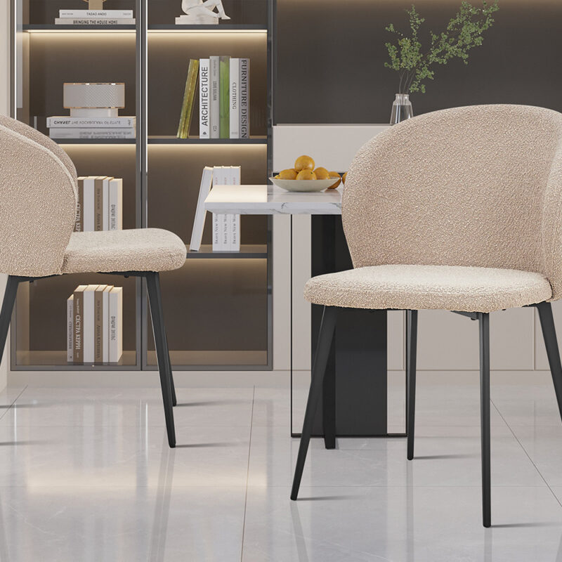 Image 1 for Stoel Toledo Bouclé Zand