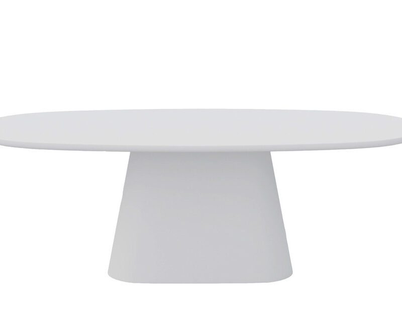 Image 5 for Tafel Tavira 220 cm Ovaal Cement Ecru