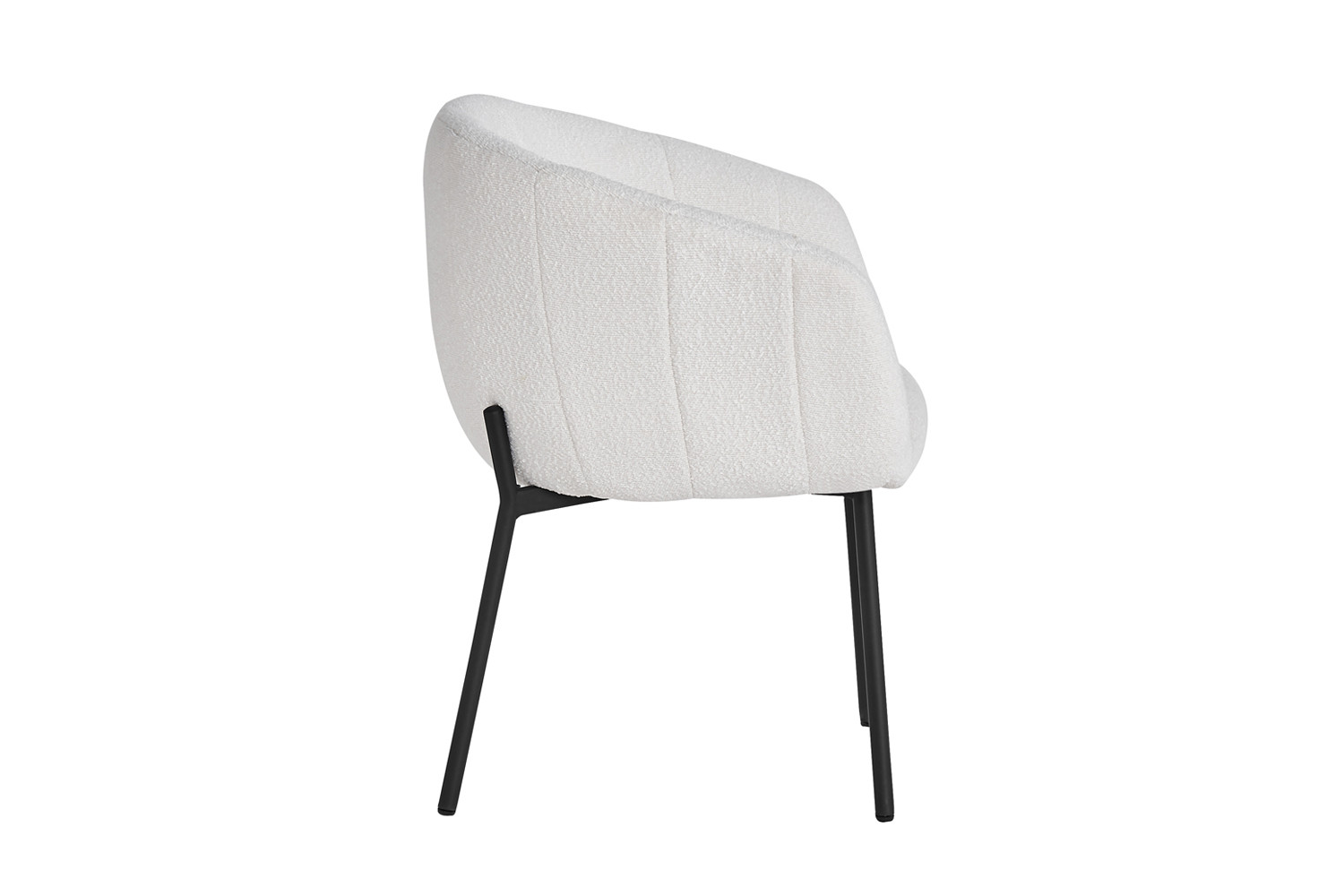 Image 5 for Stoel Sevilla Bouclé Wit