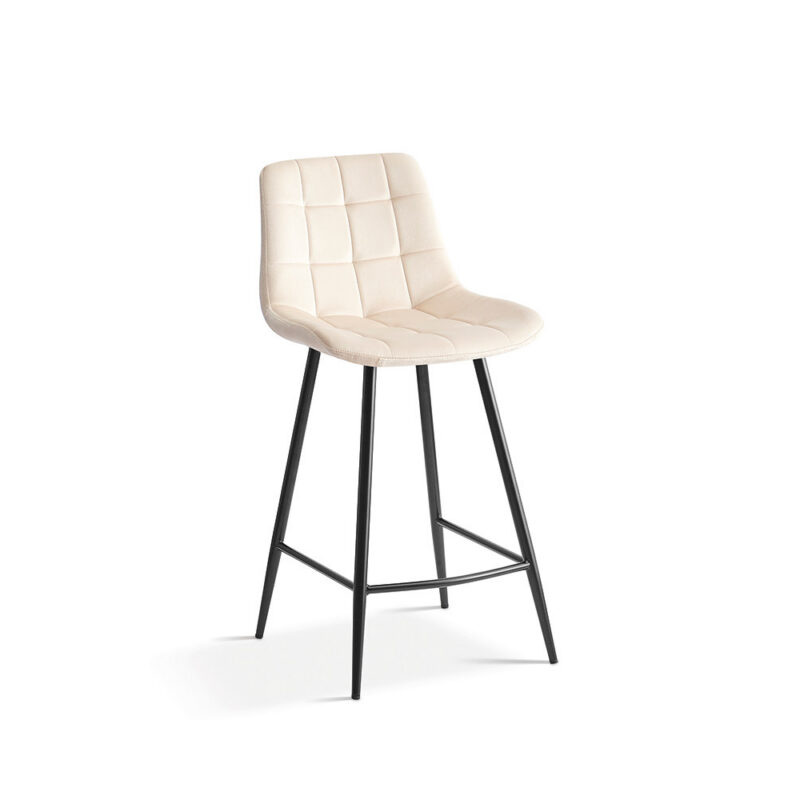 Image 3 for Counterstoel Juta Fluweel Beige