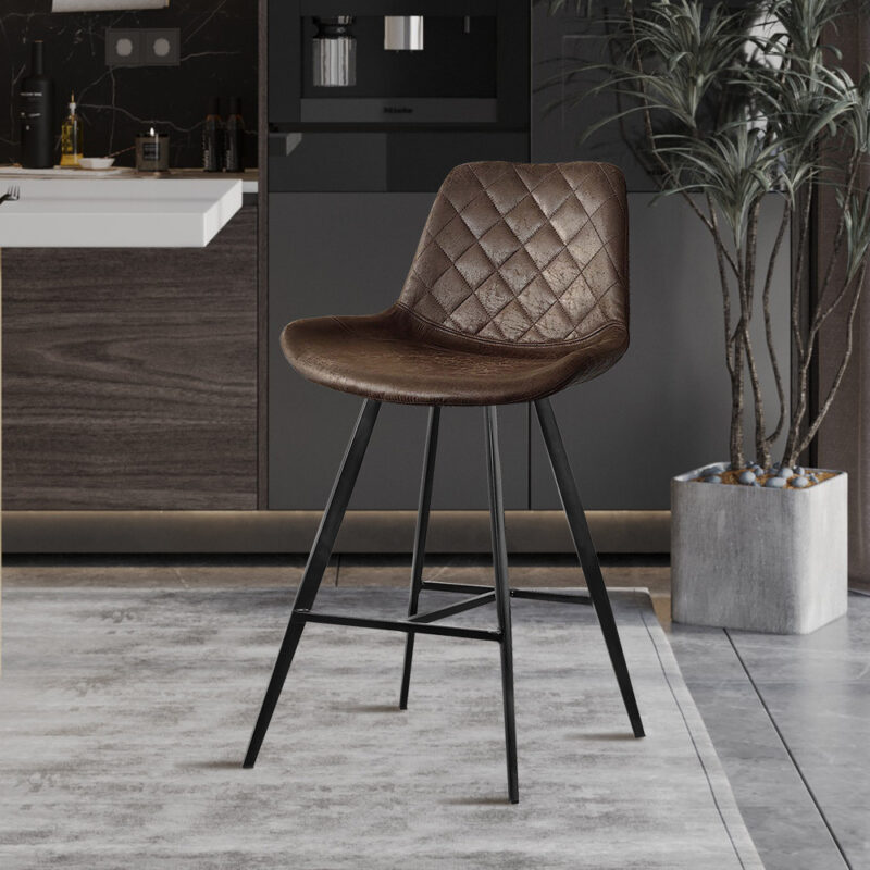 Image 2 for Counterstoel Alicante PU Ote Topper 05 Donkerbruin