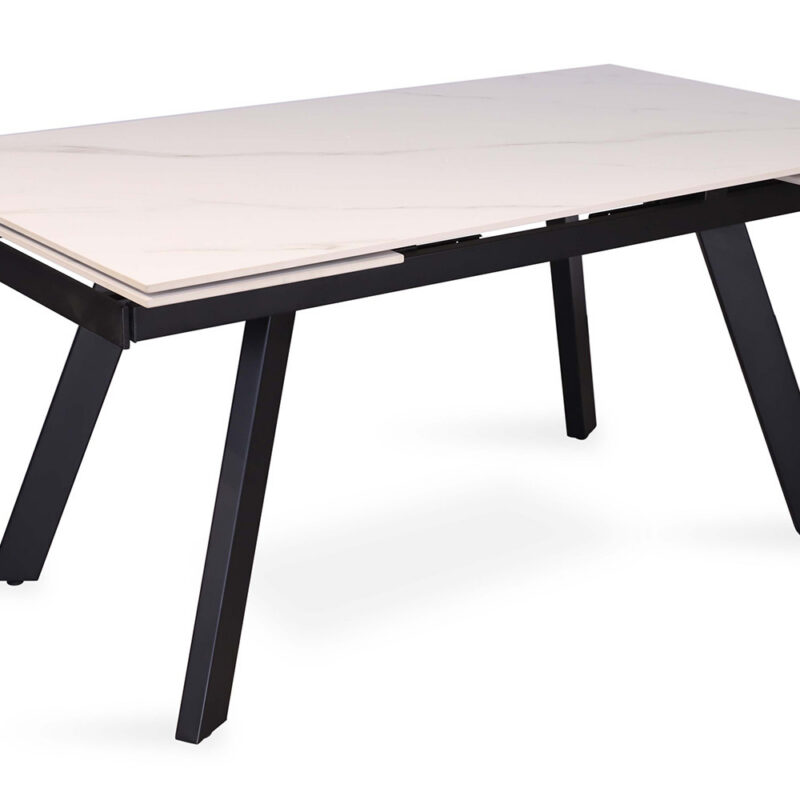 Image 5 for Uitschuifbare tafel Hera 160-240 cm Rechthoekig Steen Wit