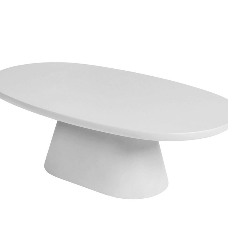 Image 4 for Salontafel Tavira 120 cm Ovaal Cement Ecru