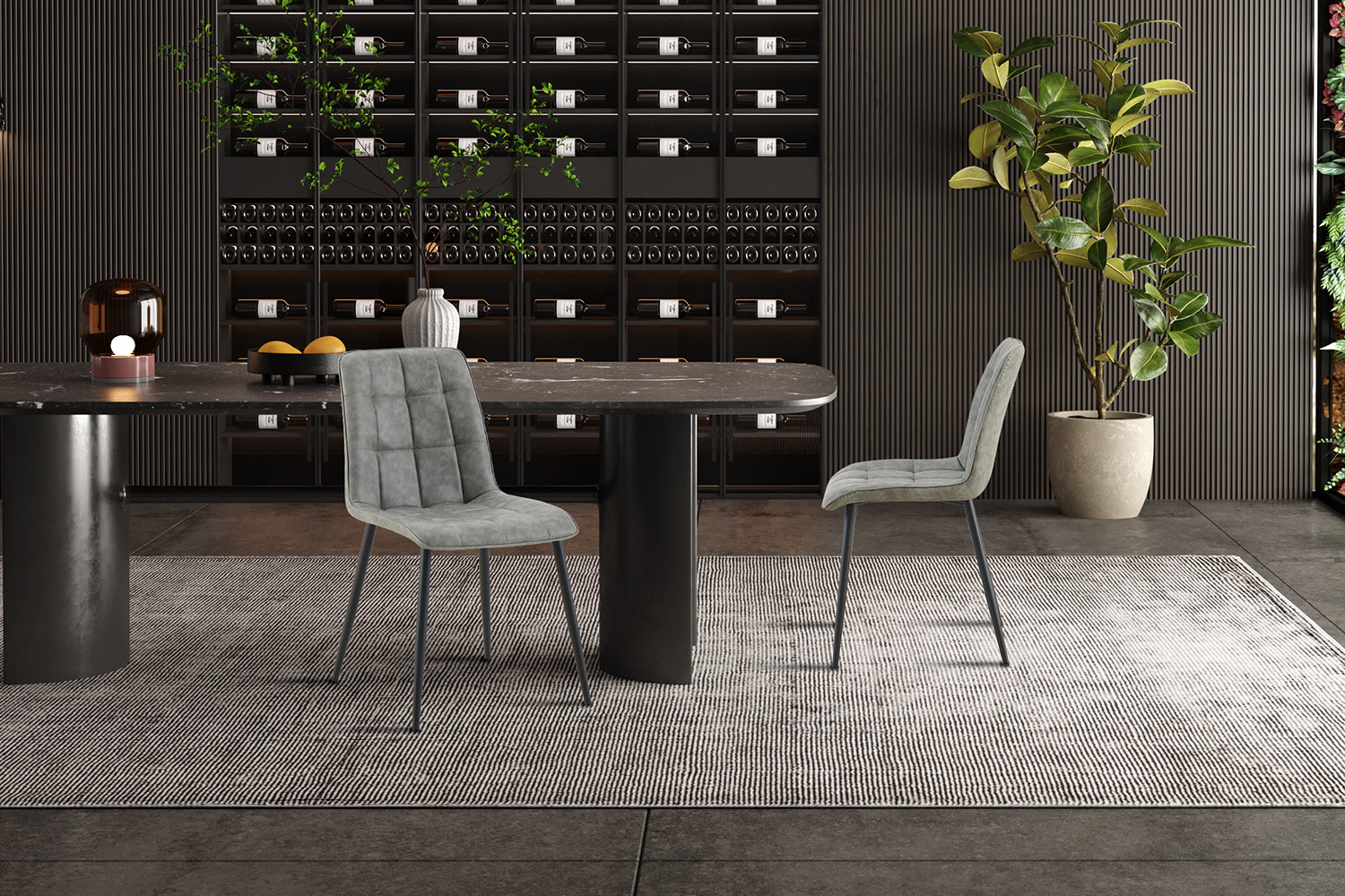 Image 3 for Stoel Furas Vintage PU Grijs