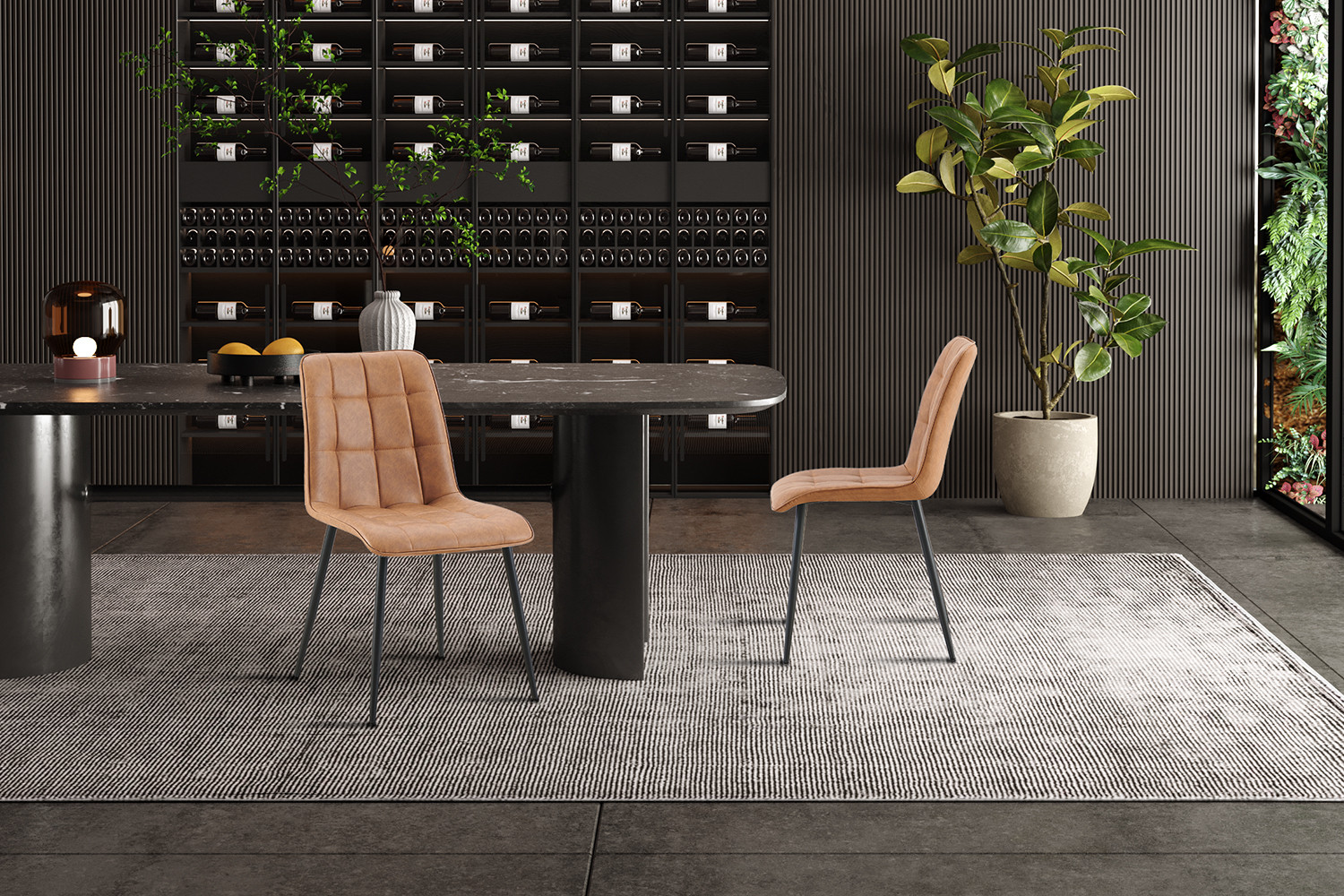 Image 3 for Stoel Furas Vintage PU Cognac