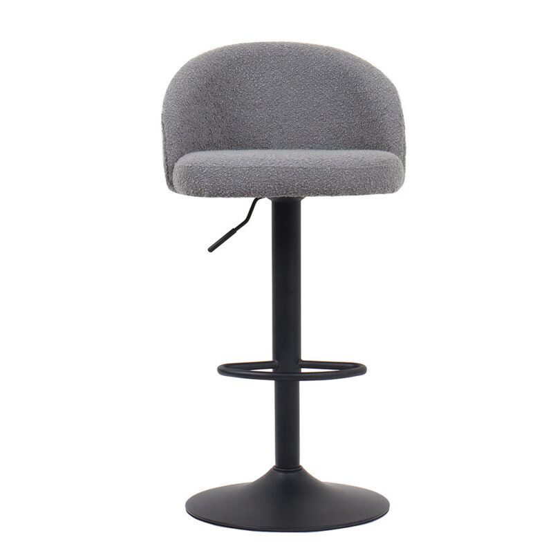 Image 3 for SALE - Barstoel Arda Bouclé Lichtgrijs