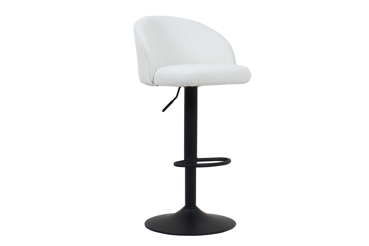 Image 4 for Barstoel Arda Bouclé Wit