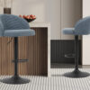 Image 2 for SALE - Barstoel Arda Bouclé Blauw