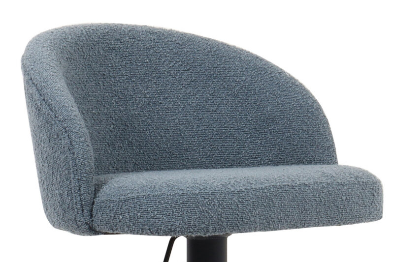 Image 7 for SALE - Barstoel Arda Bouclé Blauw