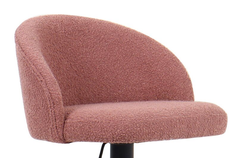 Image 7 for SALE - Barstoel Arda Bouclé Roze