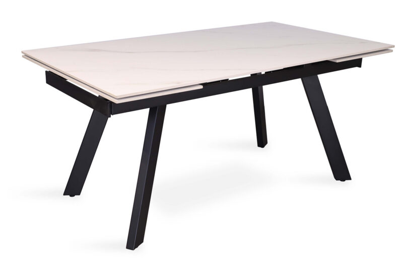 Image 5 for Uitschuifbare tafel Hera 160-240 cm Rechthoekig Steen Wit