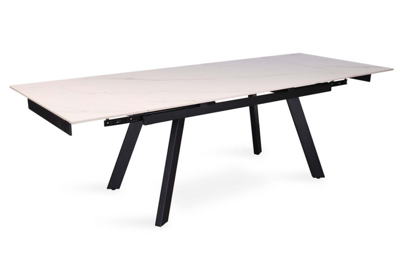 Image 8 for Uitschuifbare tafel Hera 160-240 cm Rechthoekig Steen Wit