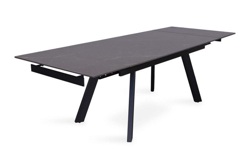 Image 8 for Uitschuifbare tafel Hera 160-240 cm Rechthoekig Steen Zwart