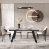 Image 3 for Uitschuifbare tafel Hera 160-240 cm Rechthoekig Glanzend Shakespear Beige