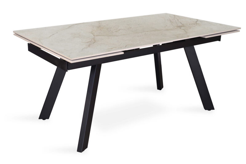 Image 5 for Uitschuifbare tafel Hera 160-240 cm Rechthoekig Glanzend Shakespear Beige
