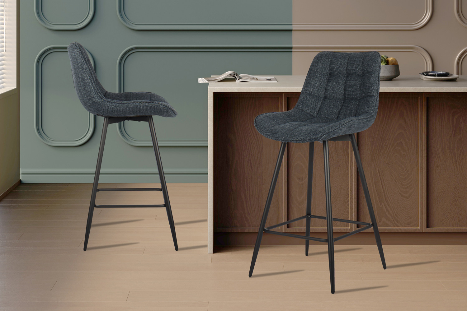 Image 1 for Counterstoel Ariba Stof Ote Montego 303 Donkerblauw