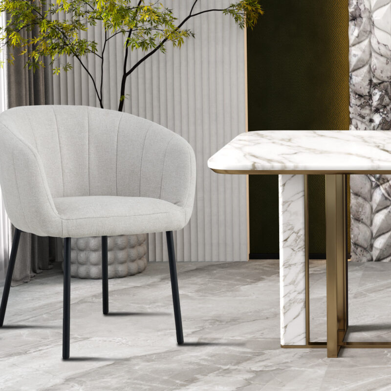 Image 2 for Stoel Sevilla Stof Beige