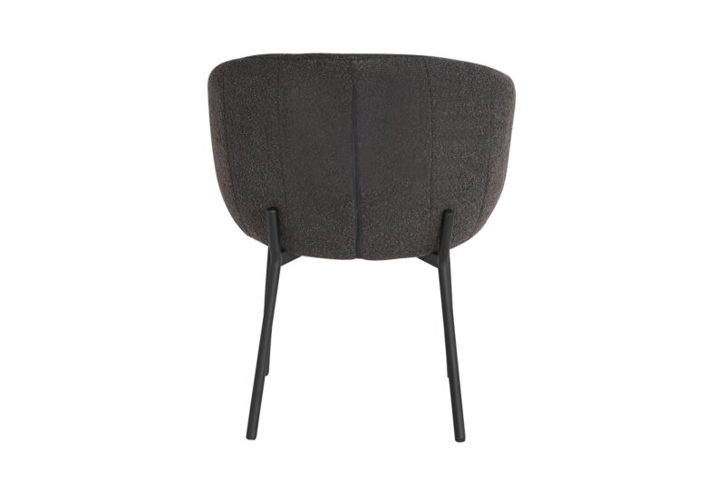 Image 6 for SALE - Stoel Sevilla Bouclé Grijs