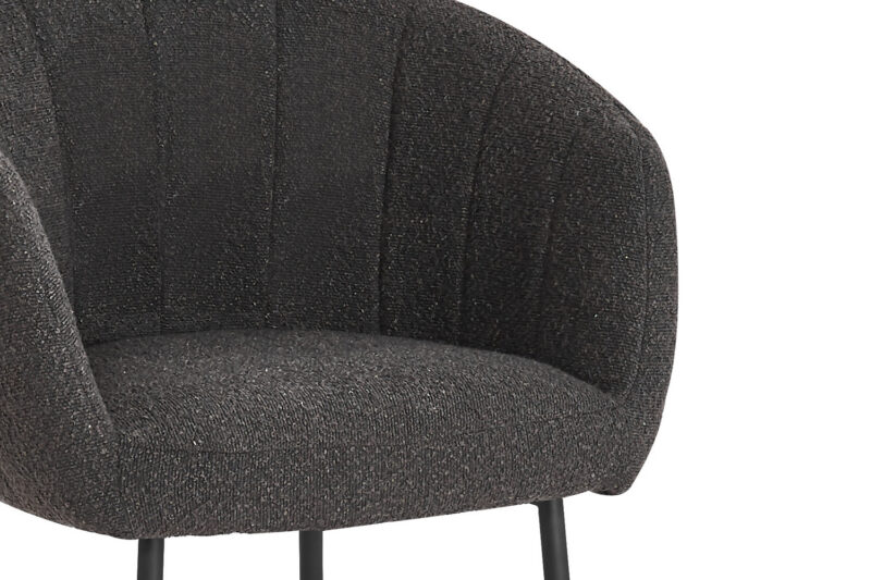 Image 7 for SALE - Stoel Sevilla Bouclé Grijs